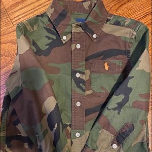 Camouflage Polo Button Down